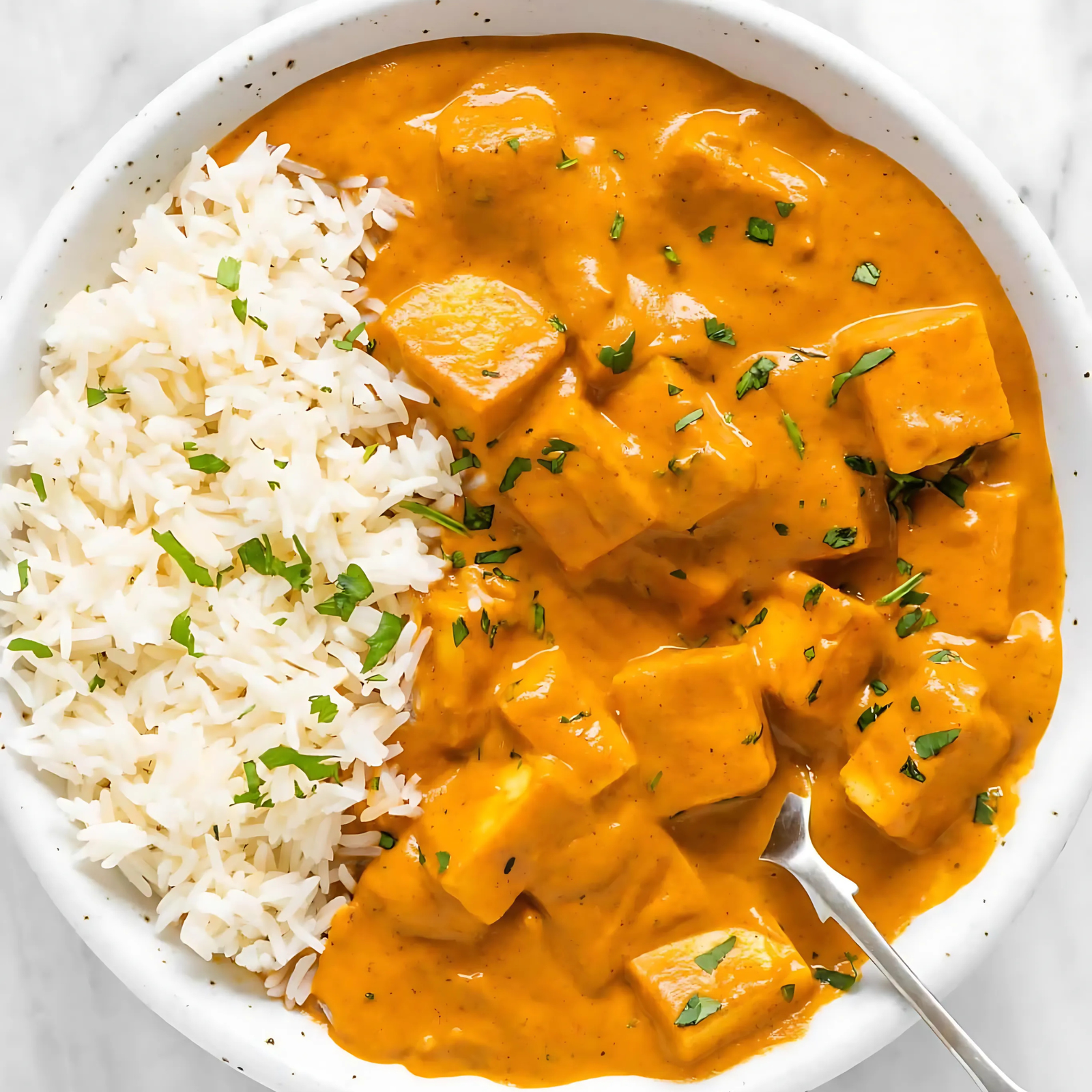 shahi paneer with rice
